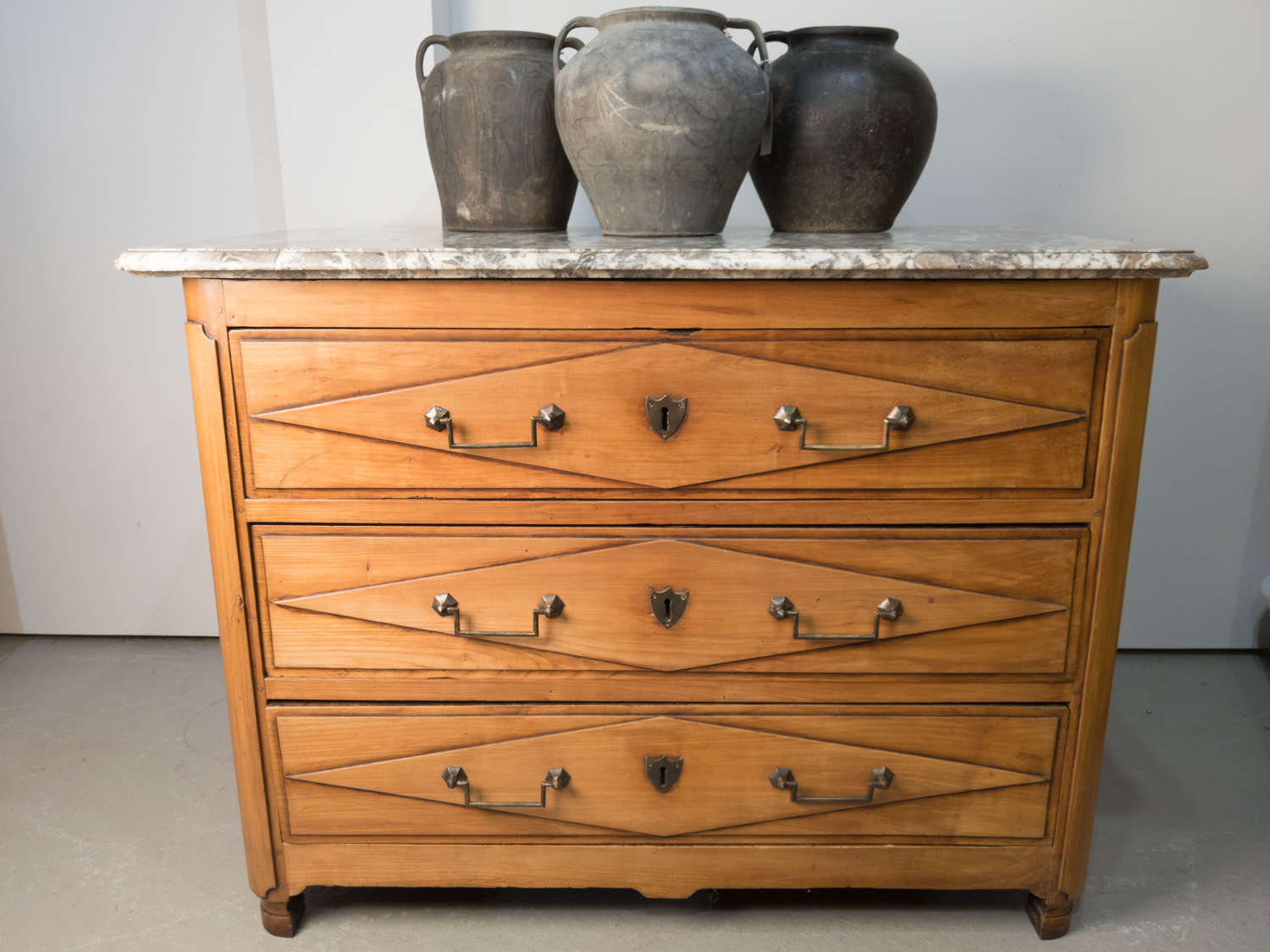 An Early 19th Century French Walnut Empire Commode