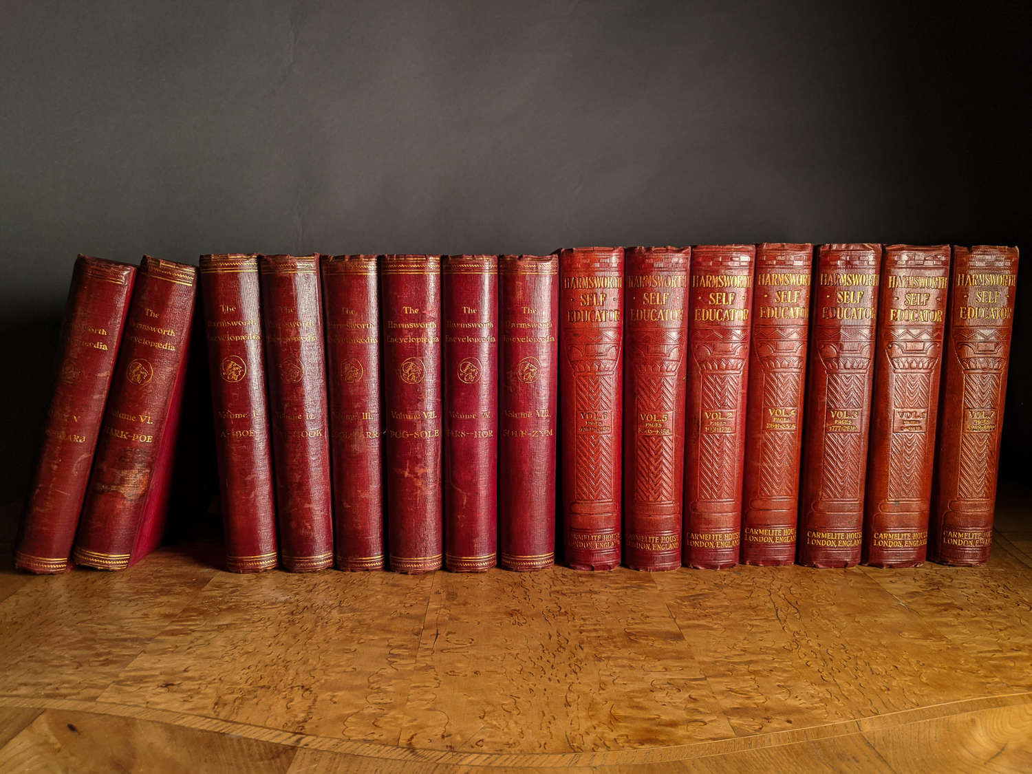 Circa 1900 A Selection of Red Books