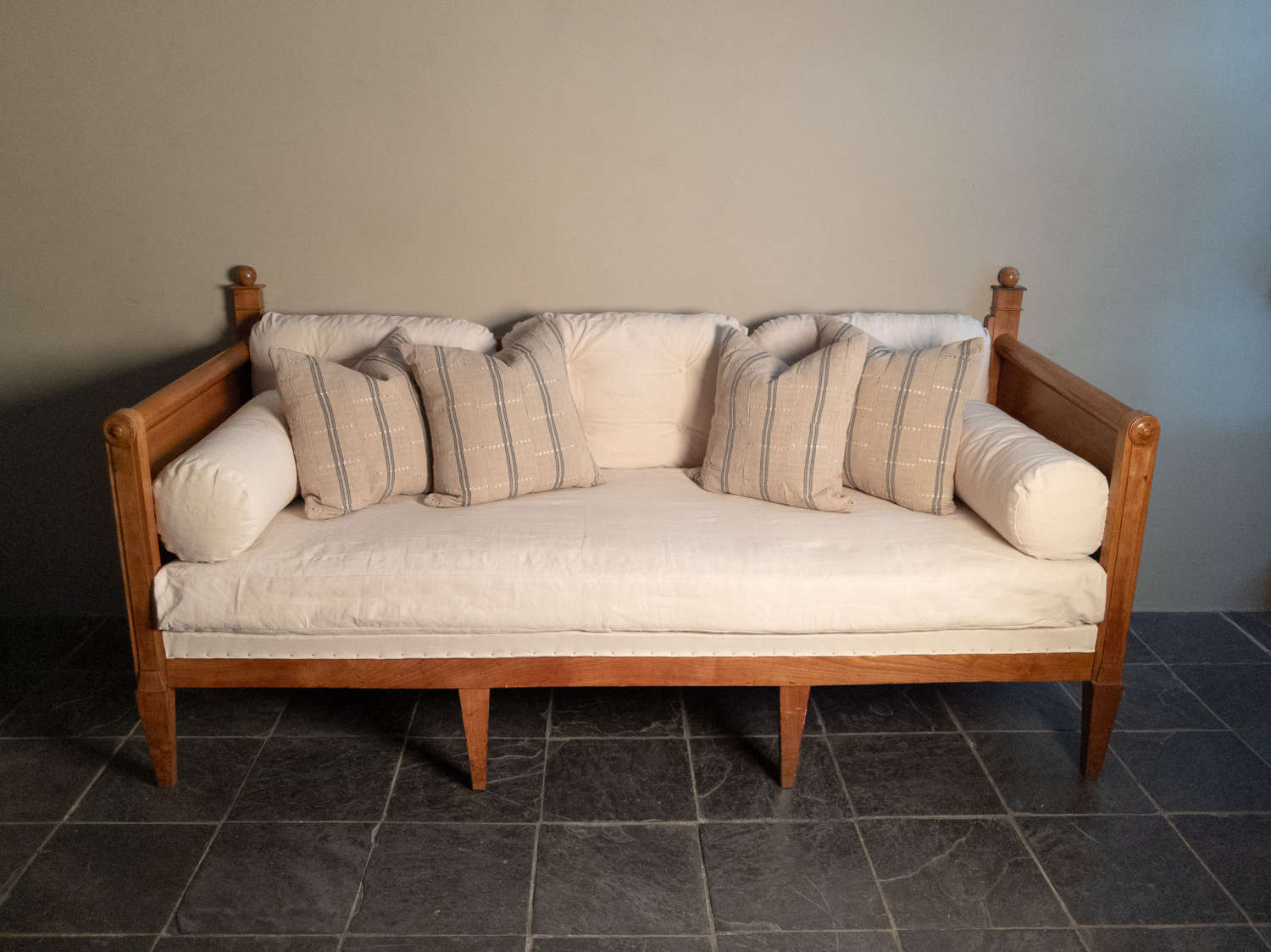 An Early 19th Century French Fruitwood Daybed Sofa