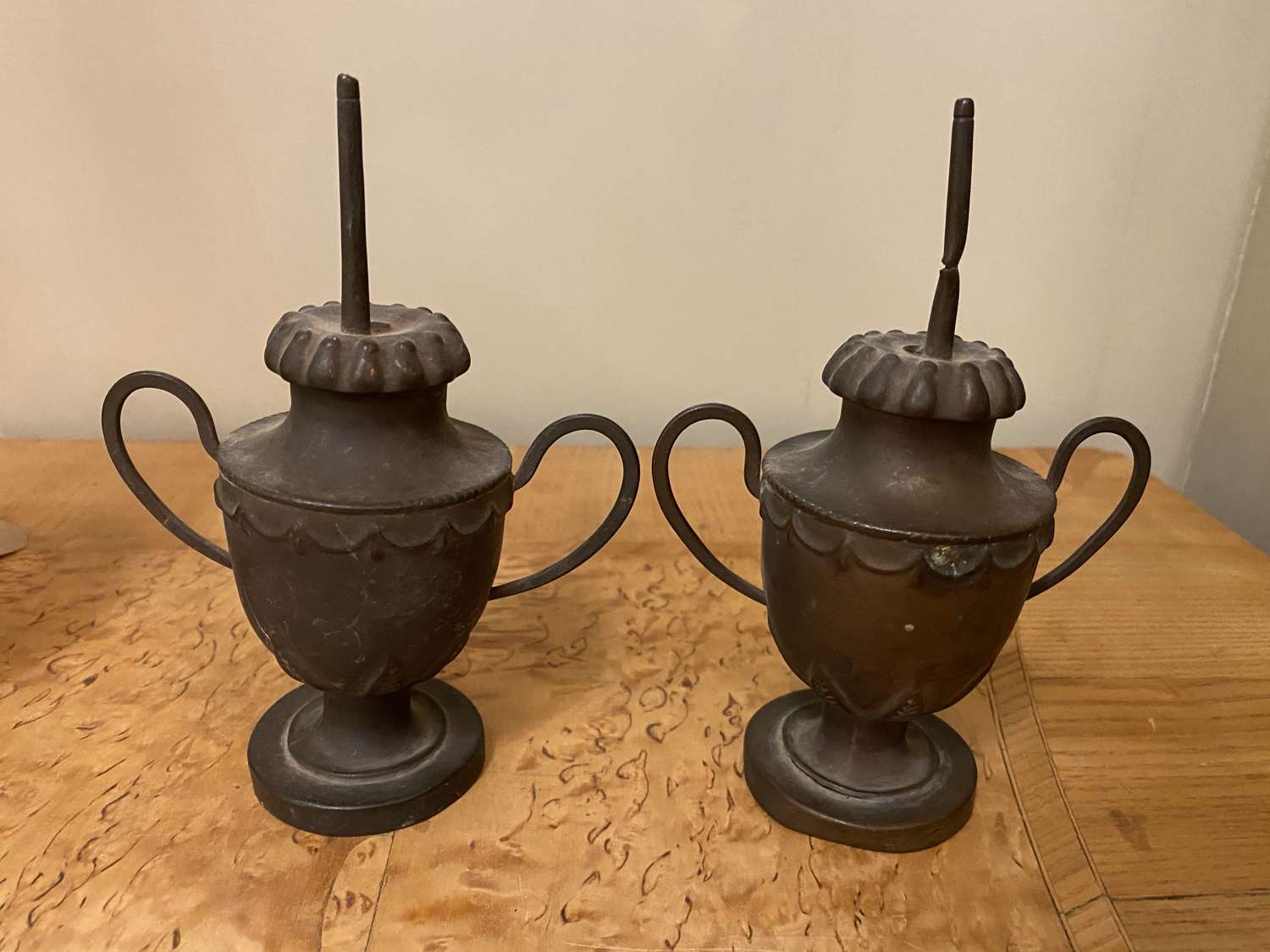 C1780 A Pair of Metal Candle Spikes