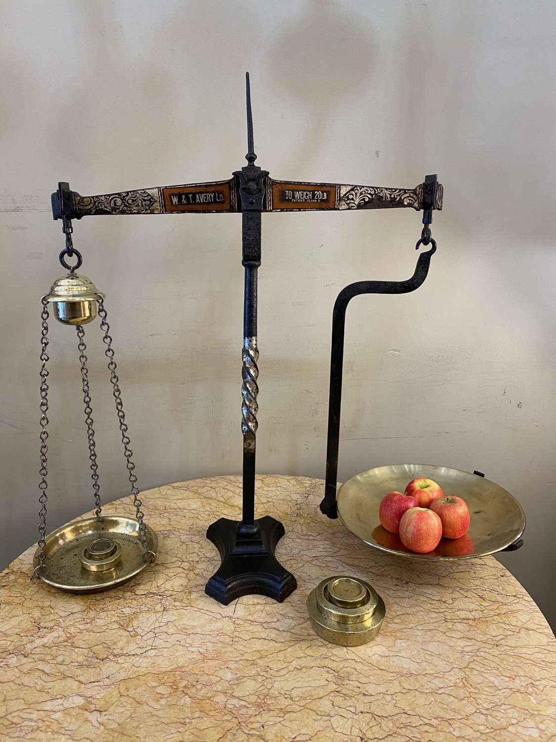 C1880 A Large Iron Set of Scales W & T Avery Ltd