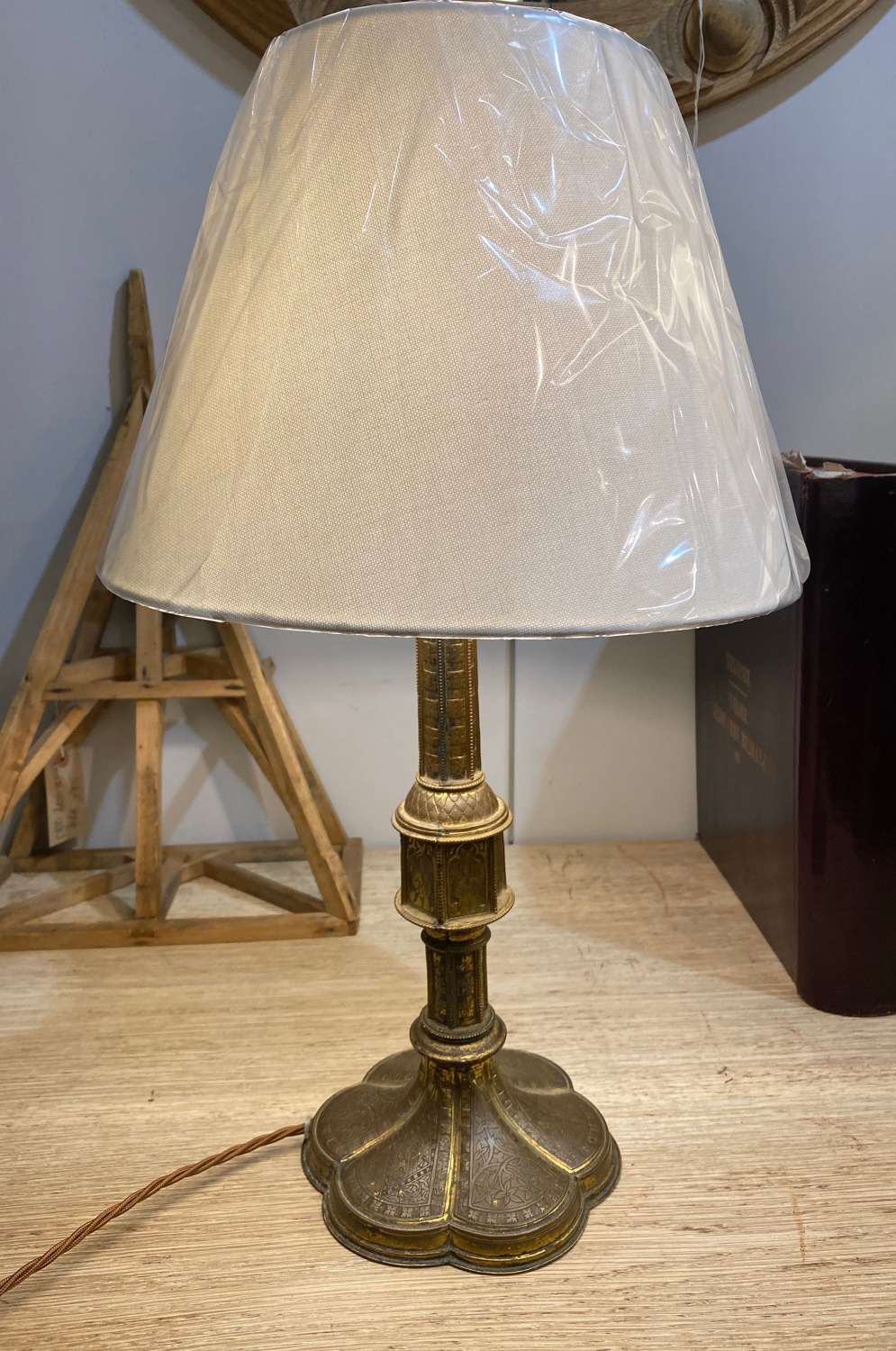 C1925 A Brass Table Lamp