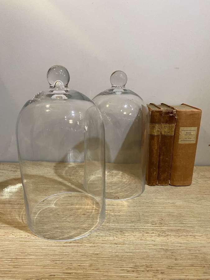 C1890 Tall Glass Cheese Domes - sold separately