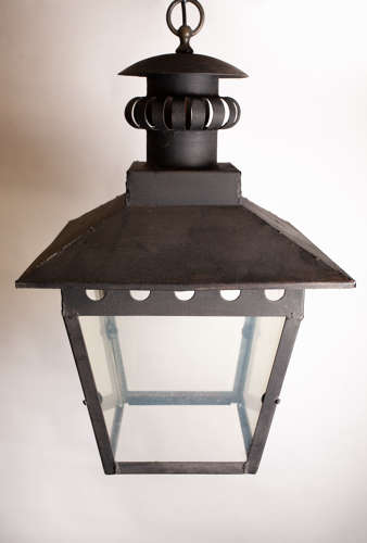 C1920 A French Metal Lantern - 2 available