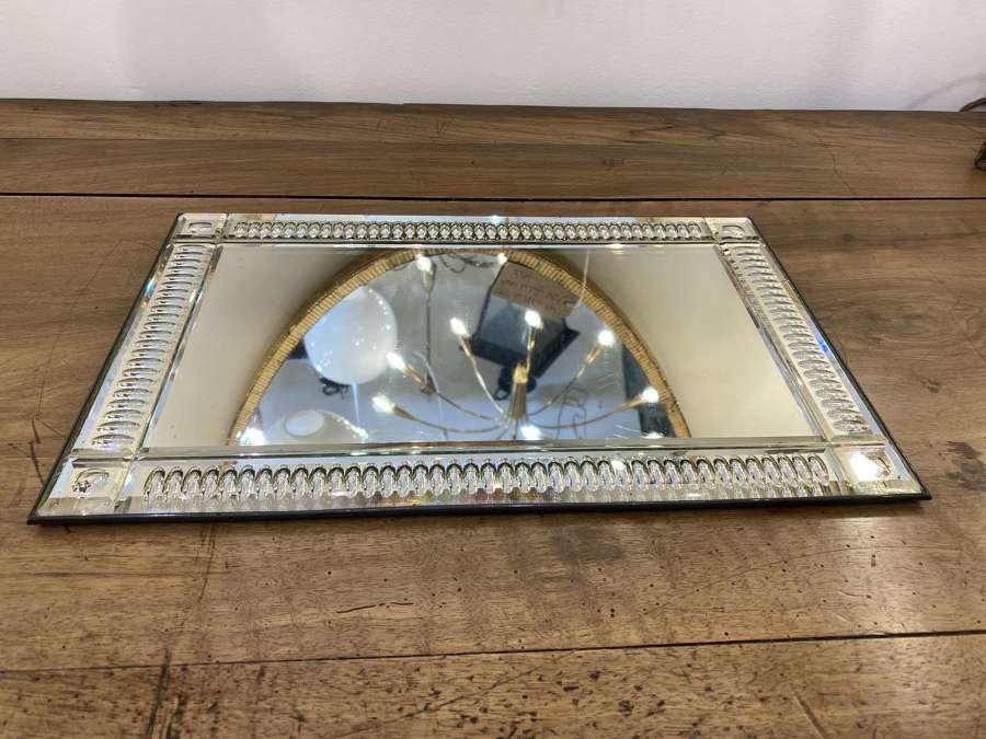 C1890 An English Zinc Backed Mirror Table Centre