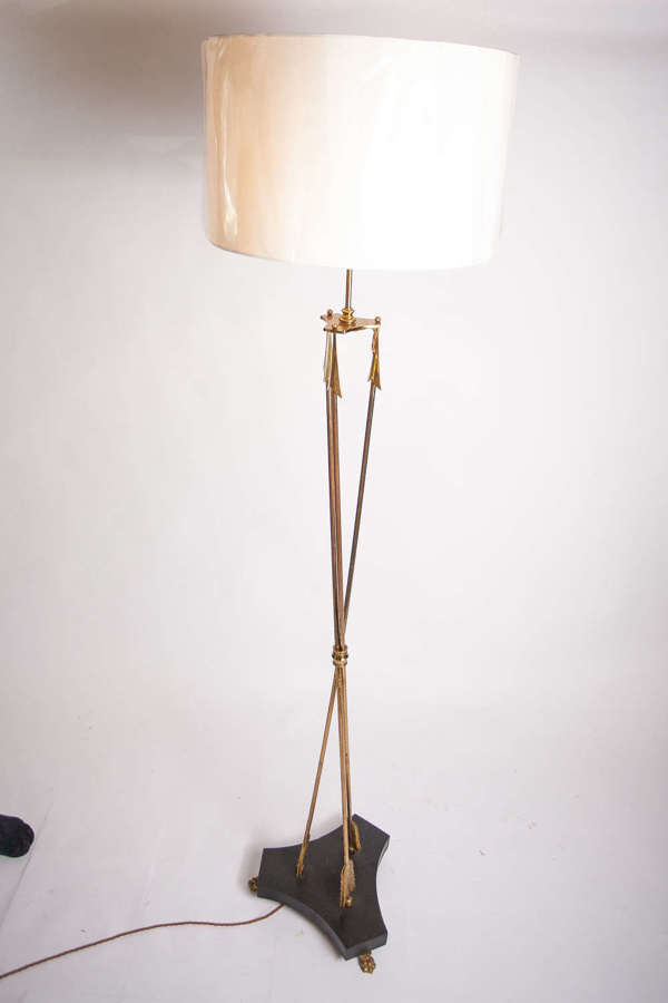 C1950 A Stylish French Arrow Floor Lamp