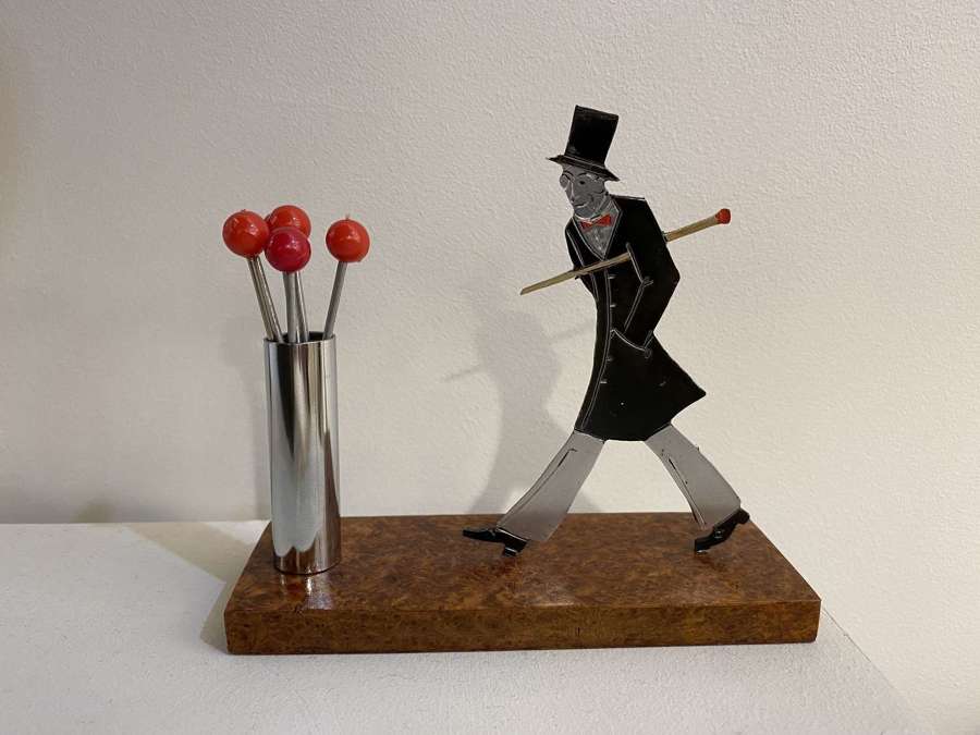 C1930 A French Barware Sudre Cocktail Stick Holder