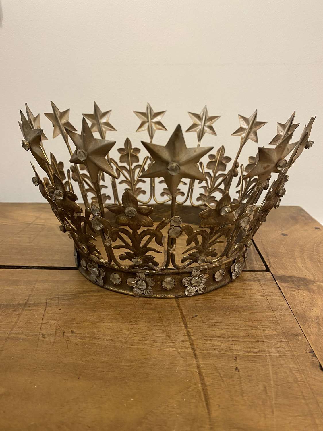 C1860 A French Toleware Star Crown