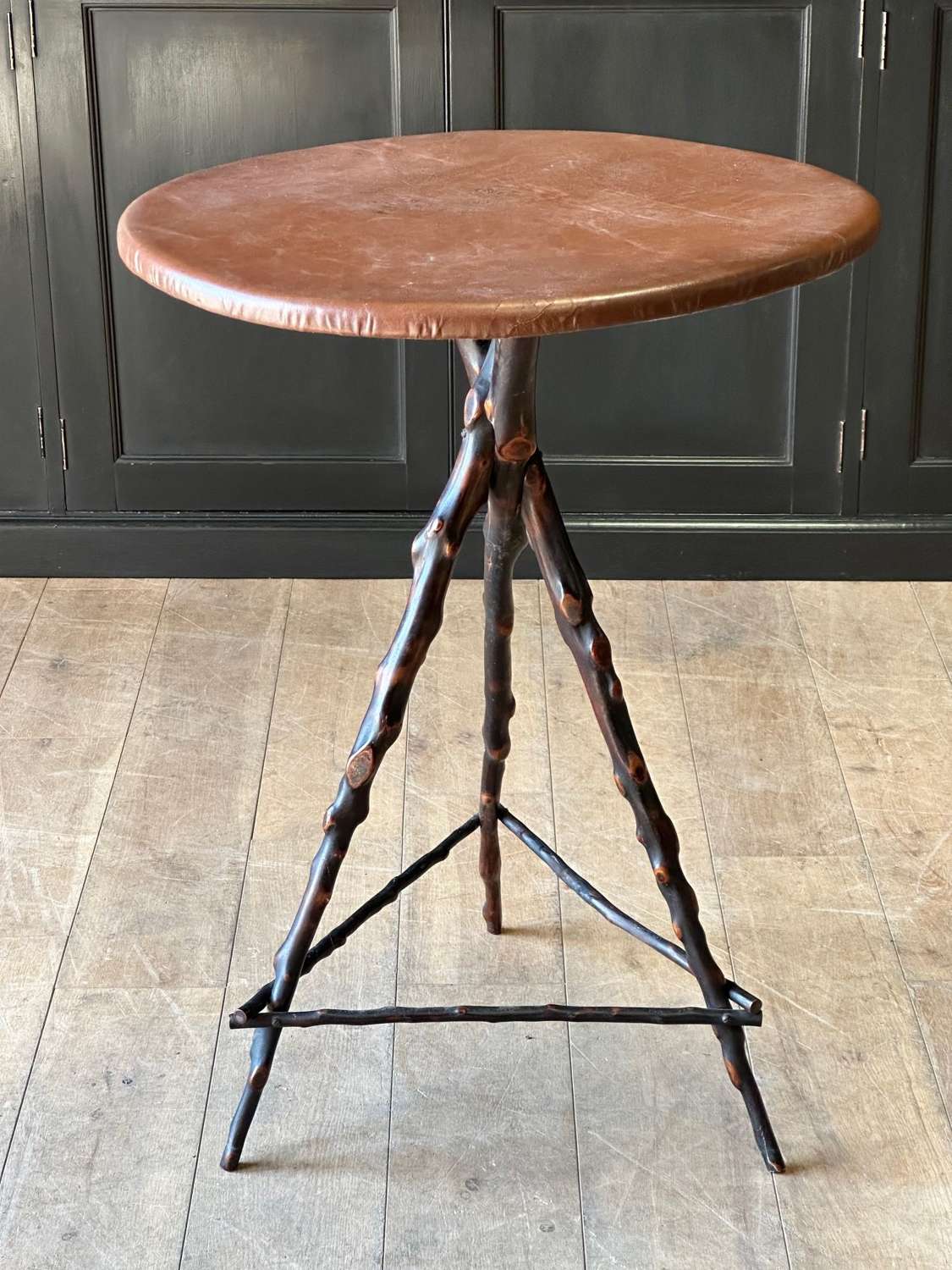 C1870 A Charming French Yew Wood Twig Occasional Table