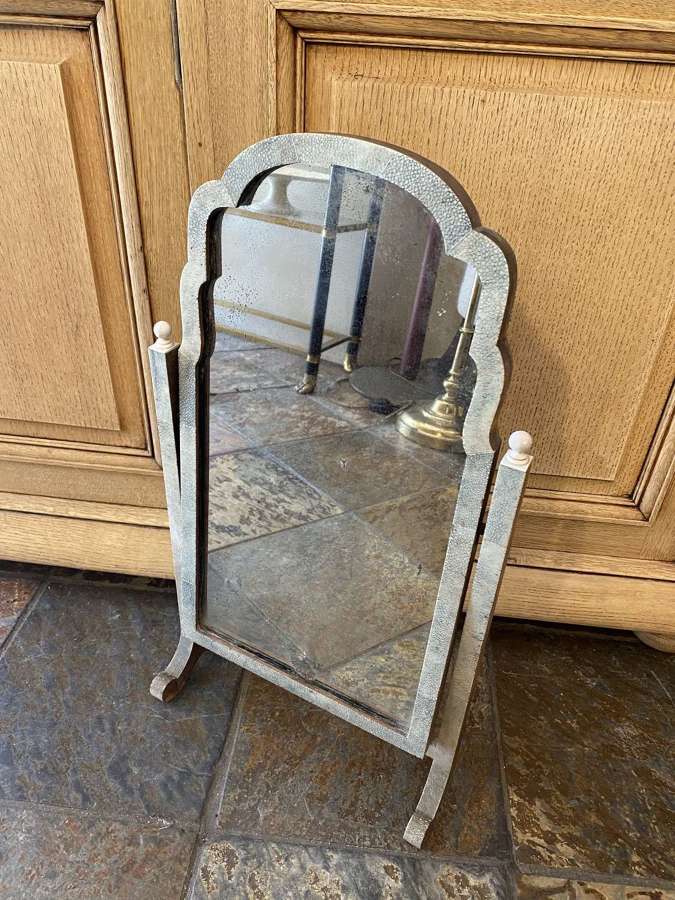 C1930 A French Shagreen Dressing Table / Vanity Mirror