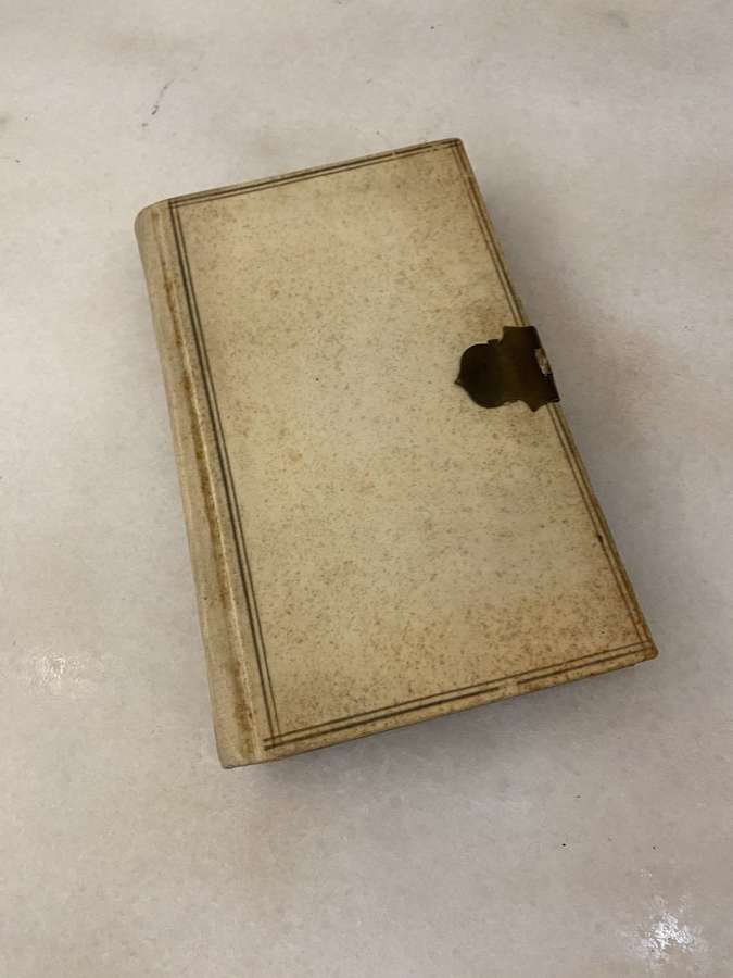 C1910 A Vellum Bound Note Book - unused