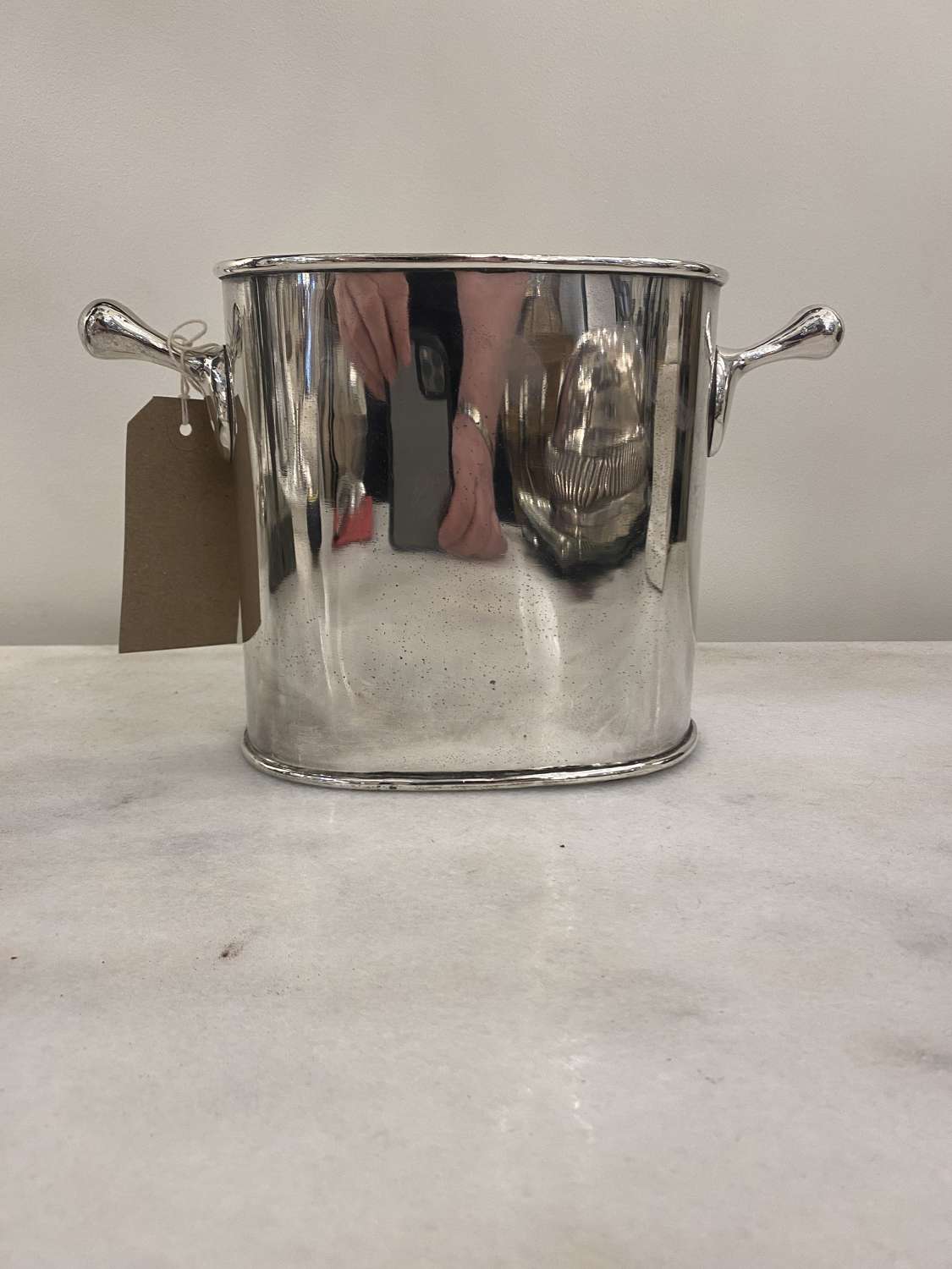 C1930 A Rare Double Silver Plate Wine Bucket