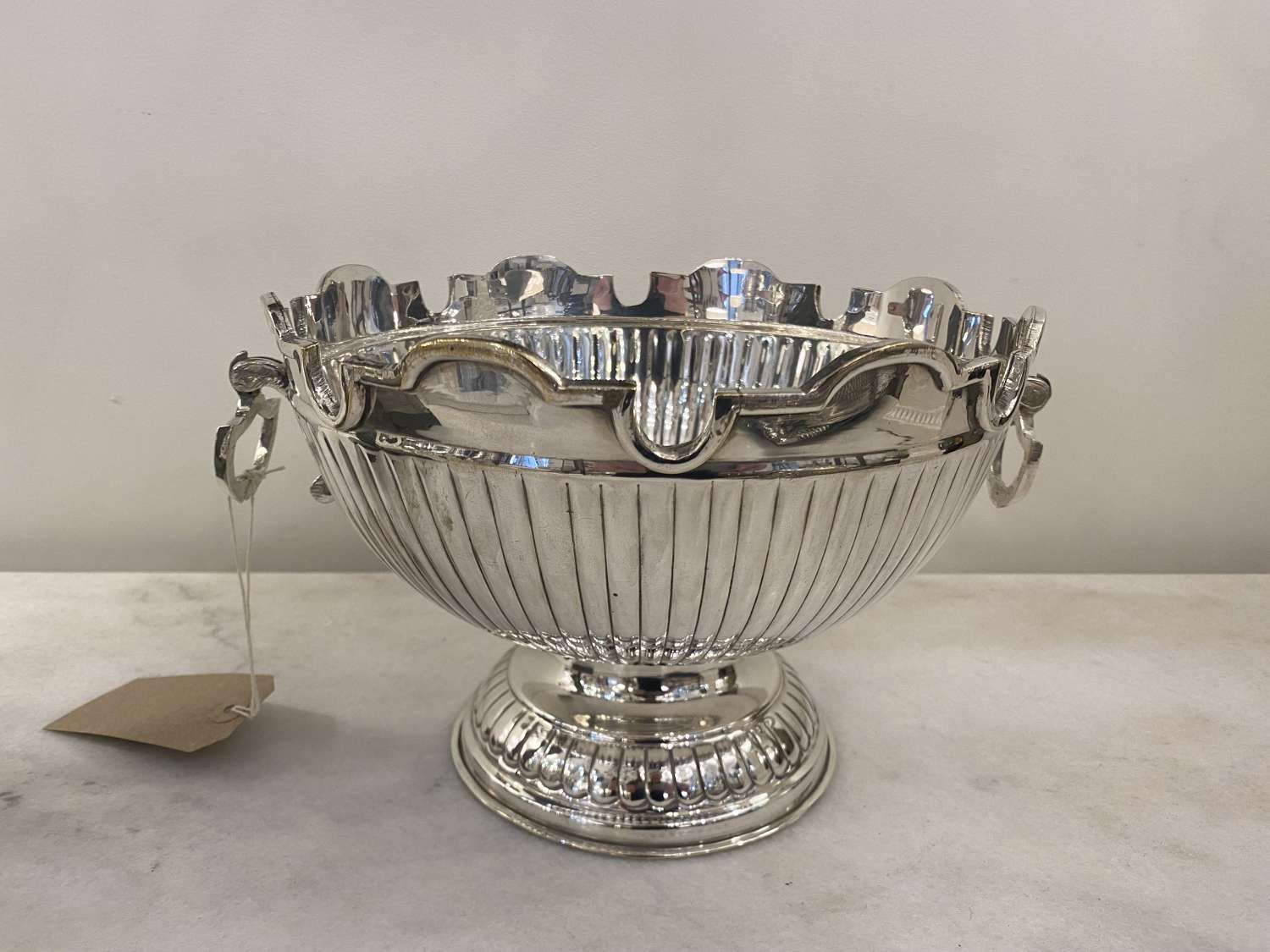 C1950 A French Silver Plate Champagne / Wine Bowl
