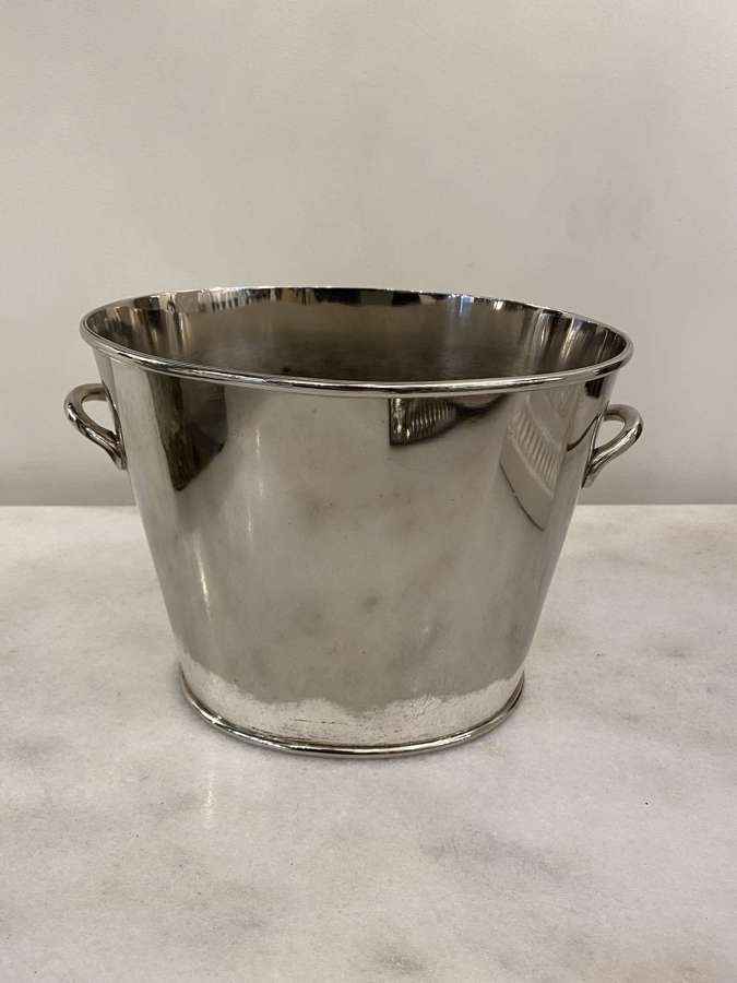 C1930 A Rare French Silver Plated Double Wine Cooler