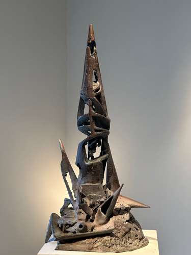 C1970 A Large Abstract Bronze Sculpture by Jean-Claude Bonillo