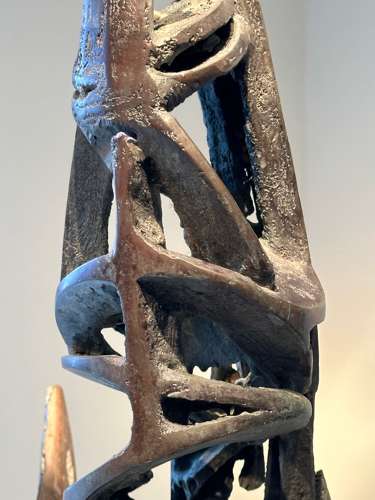 C1970 A Large Abstract Bronze Sculpture by Jean-Claude Bonillo
