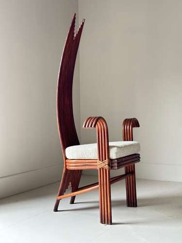 C1970 A Wonderful Set of 6 American Cane Dining Chairs