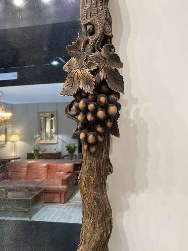 C1870 A French Faux Bois Mirror