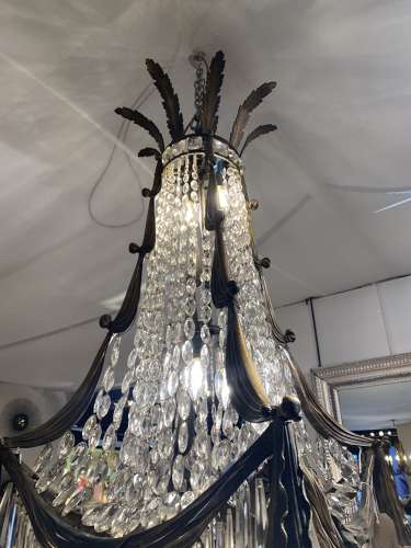 C1890 A Wonderful French Bronze Chandelier