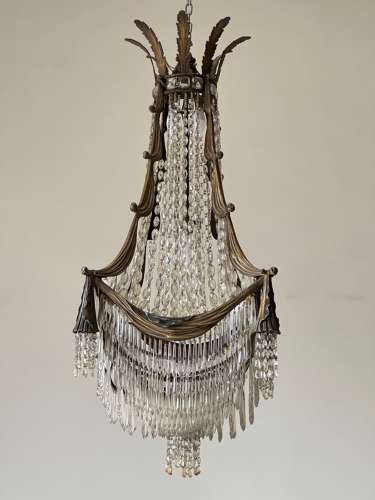 C1890 A Wonderful French Bronze Chandelier