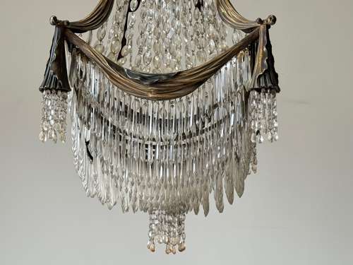 C1890 A Wonderful French Bronze Chandelier