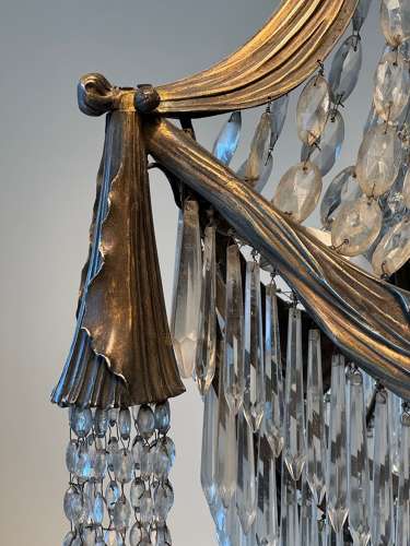 C1890 A Wonderful French Bronze Chandelier