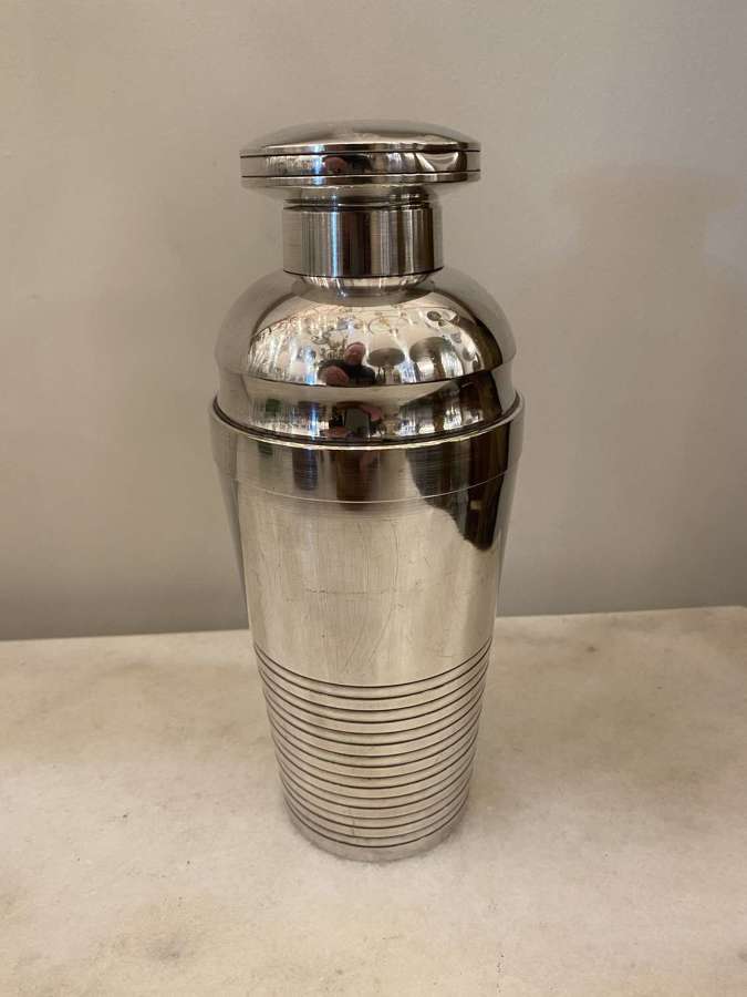 C1950 A French Silver Plate Cocktail Shaker