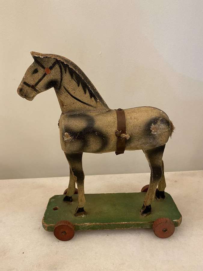 C1900 A French Wooden Toy Horse