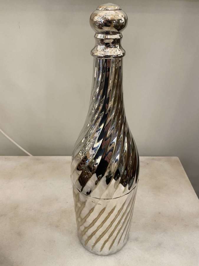 C1930 A French Silver Plate Champagne Bottle Holder