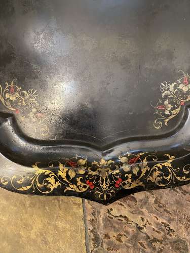C1870 A Huge French Toile Ottoman Tray