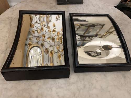 C1860 A Rare Pair of English Concave & Convex Mirrors