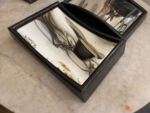 C1860 A Rare Pair of English Concave & Convex Mirrors