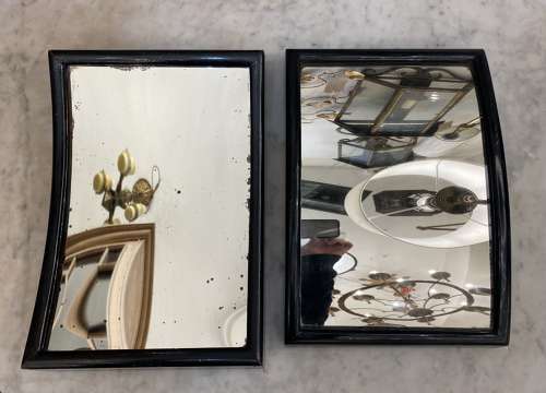 C1860 A Rare Pair of English Concave & Convex Mirrors