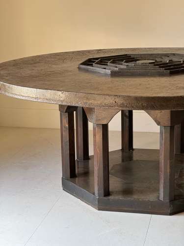 C1960 A Rare Italian Pine Trattoria Dining Table