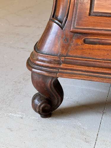 C1760 A Wonderful French Chestnut Bombe Commode