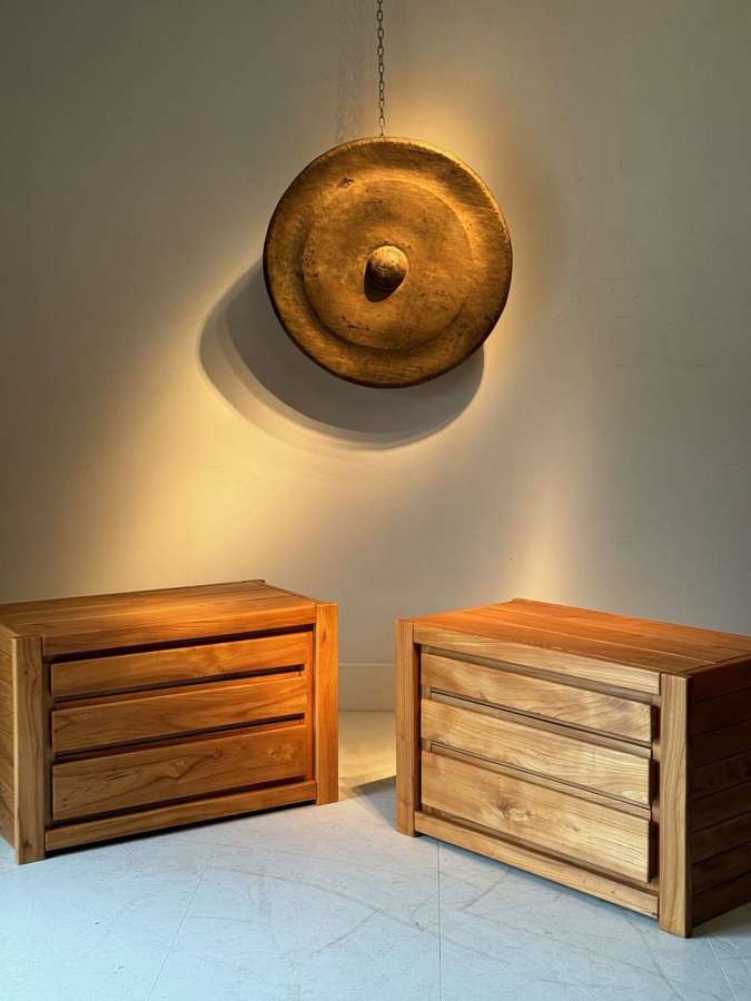 C1960 A Pair of French Commodes by Maison Regain
