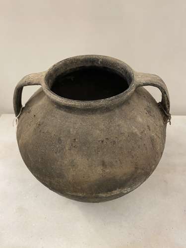 C1860 A Rare Black Terracotta Pot from Carpathia