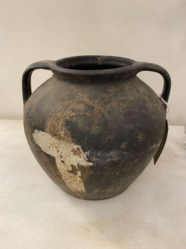 C1860 A Rare Black Terracotta Pot from Carpathia