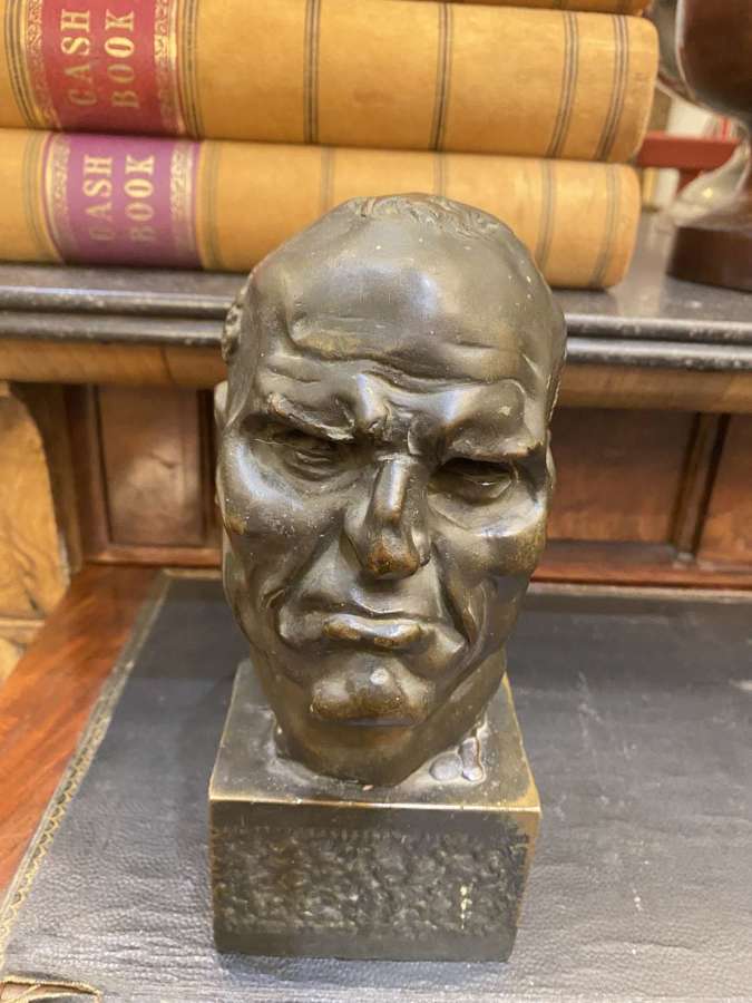 1906 A Signed & Dated Bronze Bust by Francis Derwent Wood