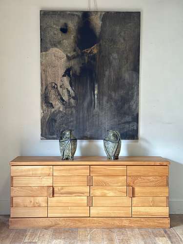 C1970 A Stylish French Enfilade/Sideboard By Maison Regain
