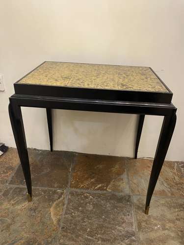 C1940 A French Ebonised & Gilt Occasional Table