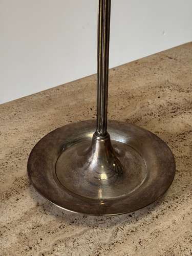 C1960 A Pair of Spanish Silver Plated Table Lamps By Valenti