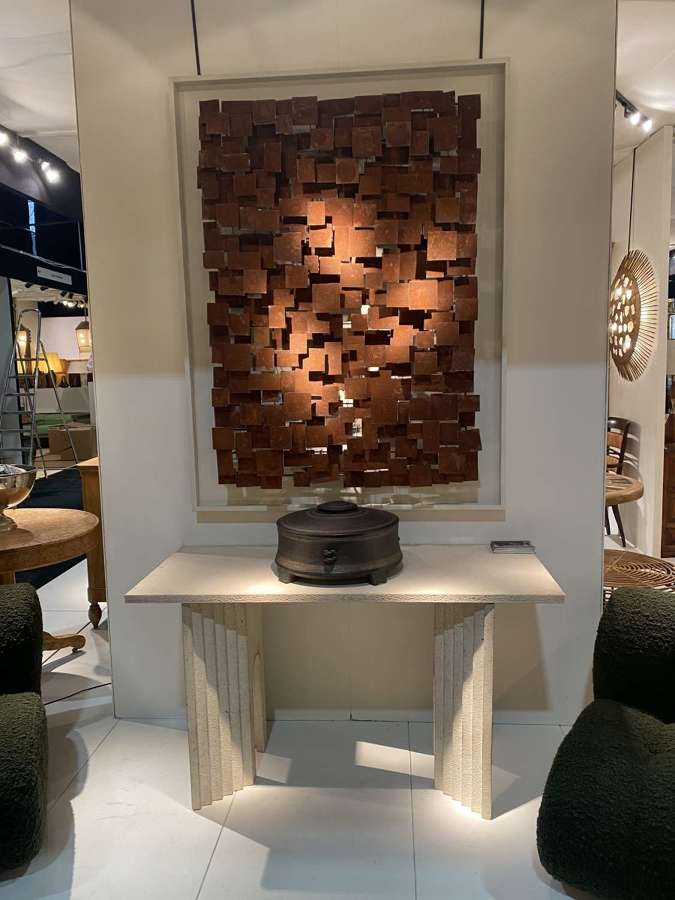 C2024 A Modern Spanish Iron Wall Sculpture