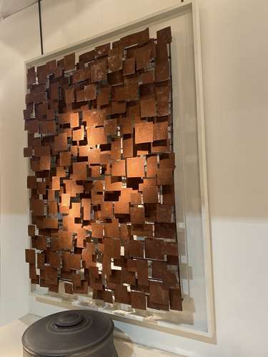 C2024 A Modern Spanish Iron Wall Sculpture