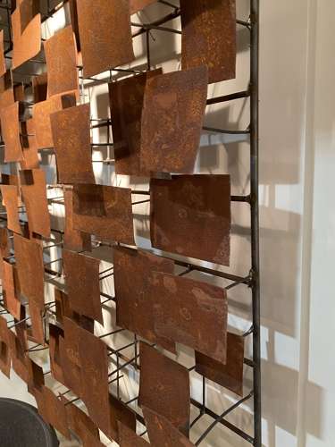 C2024 A Modern Spanish Iron Wall Sculpture