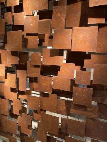 C2024 A Modern Spanish Iron Wall Sculpture