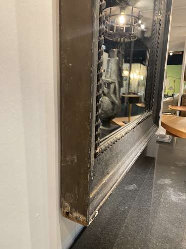 C1860 A French Mercury Silvered Mirror - Original Paint