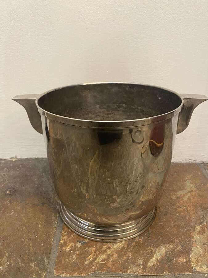 C1930 A Stylish French Silver Plates Champagne Bucket