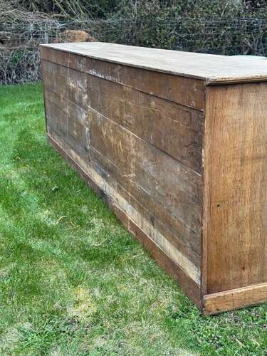 C1850 A Wonderful French Oak Bank of 16 Drawers.