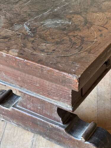 C1790 A Wonderful French Oak Table D'office Desk, Console, Sofa Table